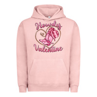 Pigment Salmon howdy valentine Urban Hoodie - MaliasSmallBusiness