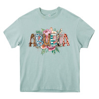 Arona abuela flowers Heavy Core Tee - RacoonDesign