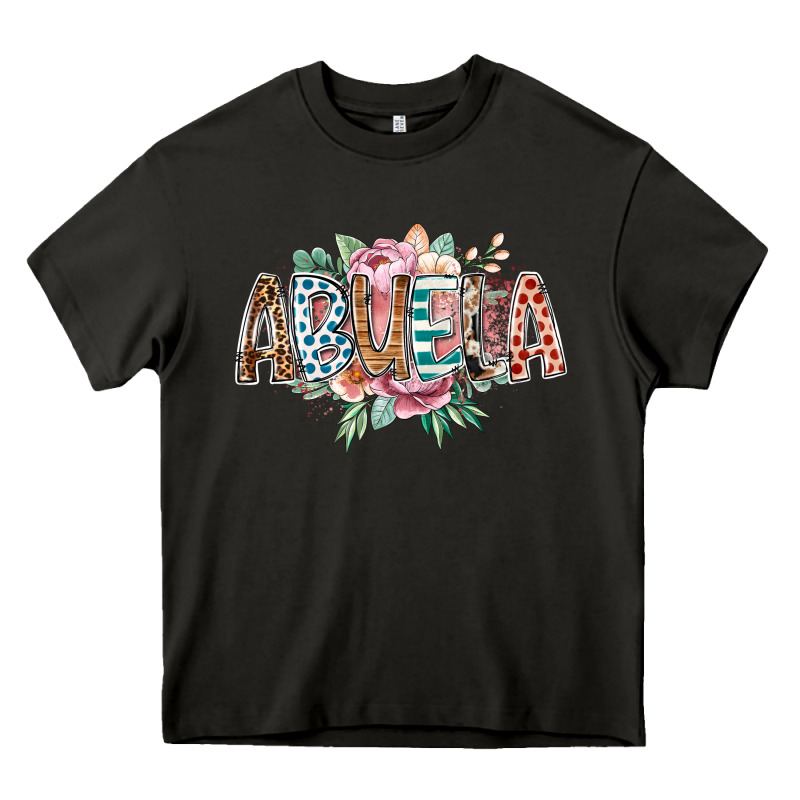 Abuela Flowers Heavy Core Tee by RacoonDesign | Teevron