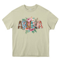 Mossy abuela flowers Heavy Core Tee - RacoonDesign