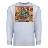 Heather Grey teach compassion kindness confidence Premium Sweatshirt - JahusDesignShop