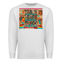 Oatmeal Heather teach compassion kindness confidence Premium Sweatshirt - JahusDesignShop