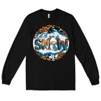 Black Let It Snow Long Sleeve Tee - RanaPortraitStore