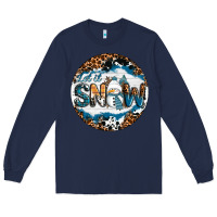 Navy Let It Snow Long Sleeve Tee - RanaPortraitStore