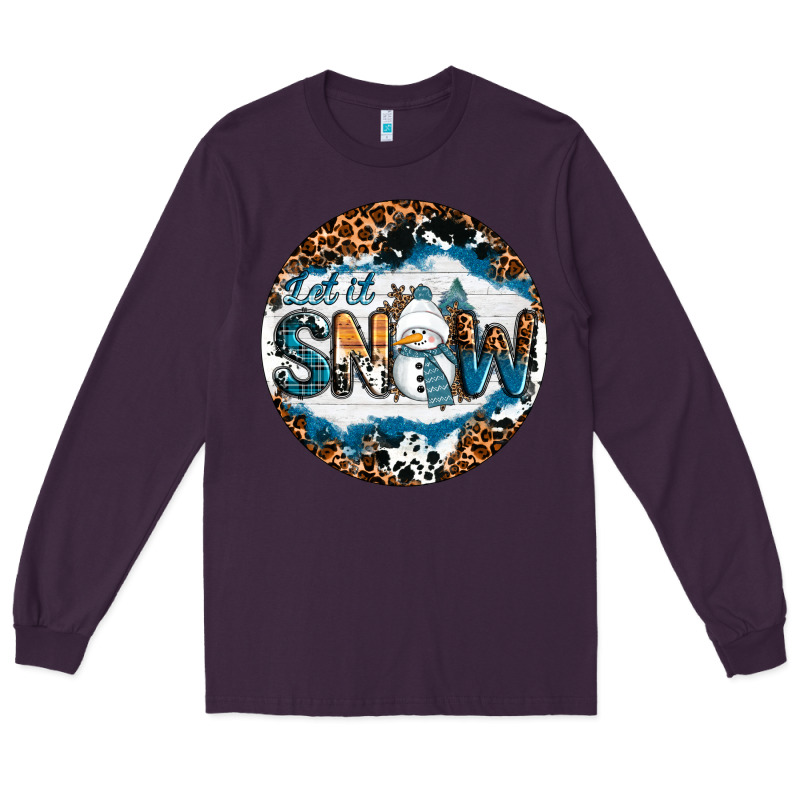 Let It Snow Long Sleeve Tee by RanaPortraitStore | Teevron