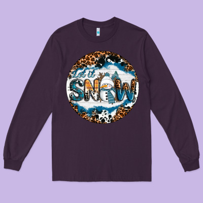 Long Sleeve Tee Let It Snow