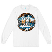 White Let It Snow Long Sleeve Tee - RanaPortraitStore