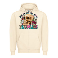 Sandshell find someone who grows flowers Zipper Hoodie - Zillion Design Studio
