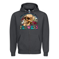 Smoke find someone who grows flowers Zipper Hoodie - Zillion Design Studio