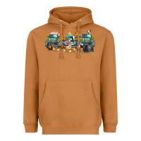 Meerkat western farm trucks farm animals Heavyweight Hoodie - FaDigitalArtStudio