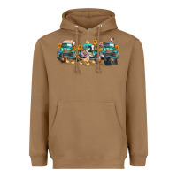 Toasted Coconut western farm trucks farm animals Heavyweight Hoodie - FaDigitalArtStudio