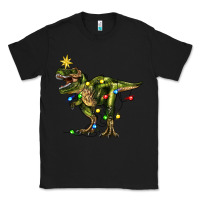 Black tree rex christmas Classic Tee - Zillion Design Studio