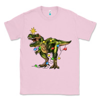 Bubblegum Pink tree rex christmas Classic Tee - Zillion Design Studio