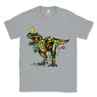 Heather Grey tree rex christmas Classic Tee - Zillion Design Studio