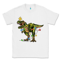 White tree rex christmas Classic Tee - Zillion Design Studio