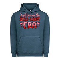 Pigment Midnight Navy just loving my self love era Urban Hoodie - MaliasSmallBusiness