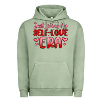 Pigment Oil Green just loving my self love era Urban Hoodie - MaliasSmallBusiness