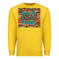 Lemon only the brave teach Premium Sweatshirt - JahusDesignShop