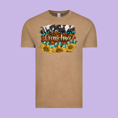Western Grandma Vintage Tee Designed By Barkaloodesign