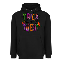 Black trick or treat Heavyweight Hoodie - RacoonDesign