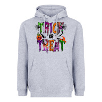 Heather Grey trick or treat Heavyweight Hoodie - RacoonDesign