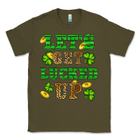 Army Green st patricks day lets get lucked up Classic Tee - RanaPortraitStore
