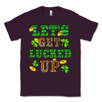 Plum st patricks day lets get lucked up Classic Tee - RanaPortraitStore