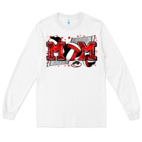 White mom volleyball Long Sleeve Tee - Zillion Design Studio