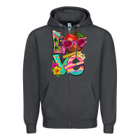 Smoke love summer teacher Zipper Hoodie - texasbilliewilder