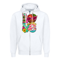 White love summer teacher Zipper Hoodie - texasbilliewilder