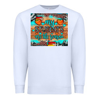 White my students are the reason Premium Sweatshirt - JahusDesignShop
