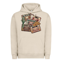 Pigment French Oak 90s country cassette tapes Urban Hoodie - MaliasSmallBusiness
