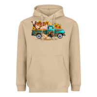 Mushroom western farm truck farm animals Heavyweight Hoodie - FaDigitalArtStudio