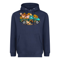 Western Farm Truck Farm Animals Heavyweight Hoodie | Teevron