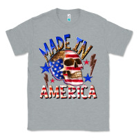 Heather Grey made in america Classic Tee - texasbilliewilder