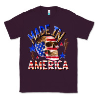 Plum made in america Classic Tee - texasbilliewilder