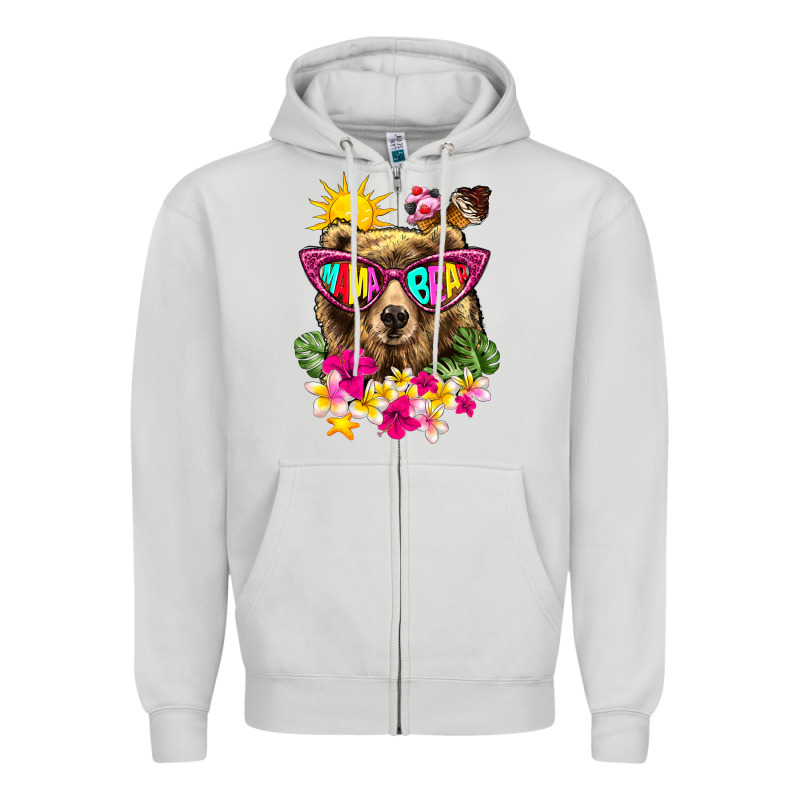 Mama Bear Summer Zipper Hoodie by texasbilliewilder | Teevron