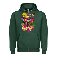 Sports Green mama bear summer Zipper Hoodie - texasbilliewilder