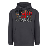 Smoke stars and stripes Heavyweight Hoodie - CowhideDigitalArt
