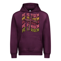 Mauve Wine he is risen Urban Hoodie - MaliasSmallBusiness