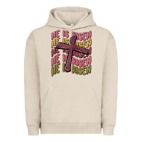 Pigment French Oak he is risen Urban Hoodie - MaliasSmallBusiness