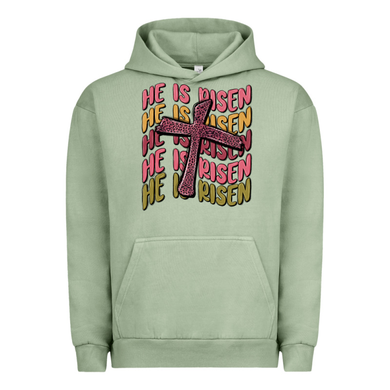 He Is Risen Urban Hoodie by MaliasSmallBusiness | Teevron