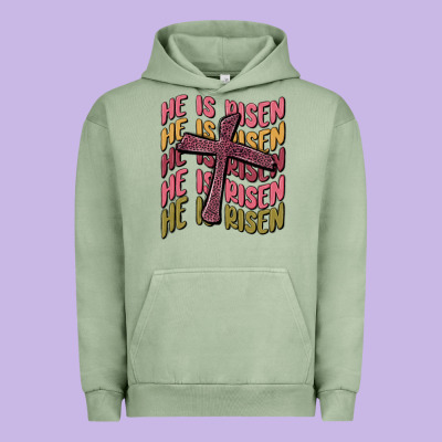He Is Risen Urban Hoodie Designed By Maliassmallbusiness