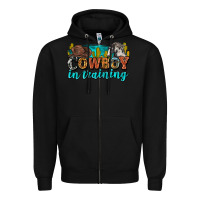 Black cowboy in training Zipper Hoodie - Zillion Design Studio
