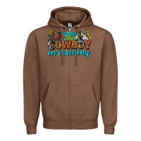 Chestnut cowboy in training Zipper Hoodie - Zillion Design Studio