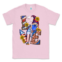 Bubblegum Pink love 4th of july with gnome Classic Tee - texasbilliewilder