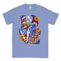 Colony Blue love 4th of july with gnome Classic Tee - texasbilliewilder