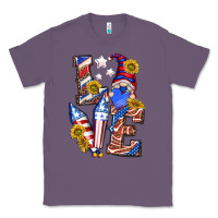 Lavender love 4th of july with gnome Classic Tee - texasbilliewilder