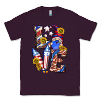 Plum love 4th of july with gnome Classic Tee - texasbilliewilder