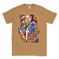 Toasted Coconut love 4th of july with gnome Classic Tee - texasbilliewilder